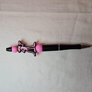 Beadable panther pen